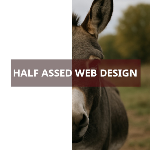 The Half Assed Web Design brand mark